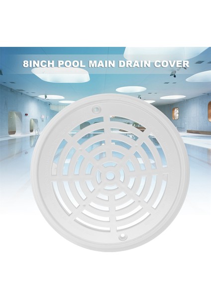 8 Inç Havuz Ana Drenaj Kapağı Üst Izgara Alt Montaj Plakaları Beyaz Yedek Havuz Drenaj Kapağı Havuz Çıkış Kapağı (Yurt Dışından) fırsatları