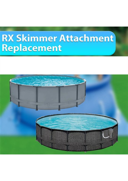 2 Adet Vakum Adaptörü Rp/rx Skimmer Ataşmanı Yaz Dalgaları Yer Üstü Havuzlar Spalar Sıcak Küvetler Yüzme Havuzu Parçaları (Yurt Dışından)