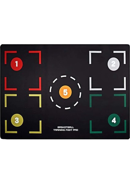 Standart Basketbol Ayak Sesi Eğitim Mat Kaymaz Geleneksel Eğitim Yardımcı Sahne Speedball Eğitim Malzemeleri (Yurt Dışından)