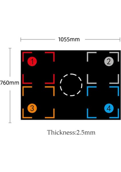 Standart Basketbol Ayak Sesi Eğitim Mat Kaymaz Geleneksel Eğitim Yardımcı Sahne Speedball Eğitim Malzemeleri (Yurt Dışından) indirimleri