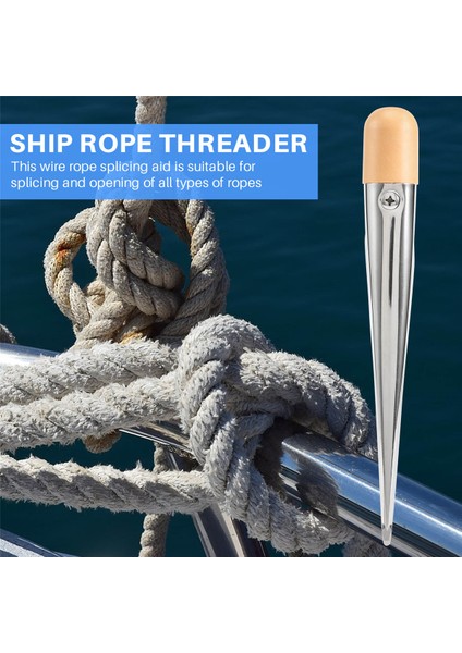 Ekleme Fıd, Ekleme Halat Kiti Için Fıd Plastik Saplı Halat Bağlantıları ile Fıd Ekleme Aracı Için Paslanmaz Çelik Fıd, 17CM (Yurt Dışından) modelleri