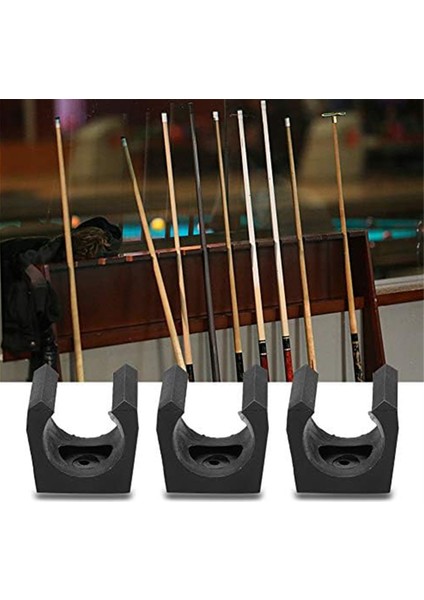 Havuz Işaret Kelepçesi, 6'lı Set Plastik Bilardo Tekli Stand Mini Çubuk Depolama Aksesuarları (Yurt Dışından)