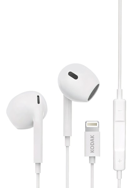 Beyaz 210 Lightning Kablolu Kulaklık