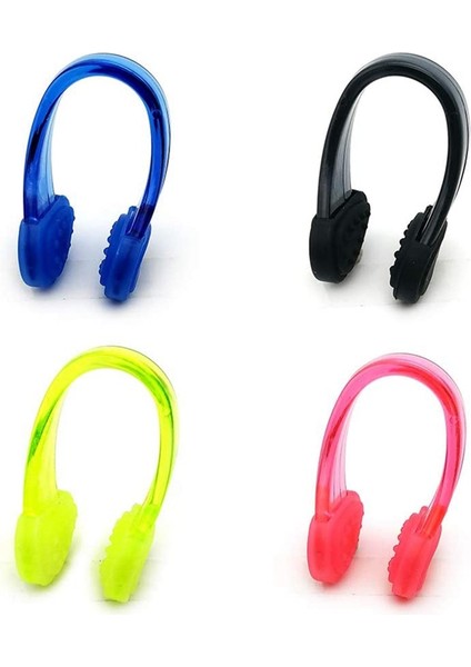 Yetişkinler Için Silikon Su Geçirmez Yüzme Burun Klipleri Havuz Burun Tıkaçları 4'lü Set (Yurt Dışından) fiyatları