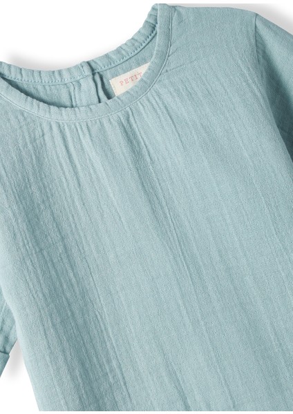 Turkuaz Unisex Çocuk T-Shirt modelleri
