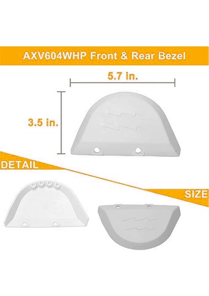 Hayward AXV417WHP Havuz Temizleyici AXV604WHP Ön ve Arka Çerçeve Kitiyle Uyumlu Havuz Temizleyici Parça Takımı (Beyaz) (Yurt Dışından) fırsatları
