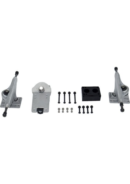 6.25 Inçlik Land Surfboard C7 Bridge Surf Skateboard Trucks Skateboard Braketi Siyah Yay Braketi ve Conta (Yurt Dışından)