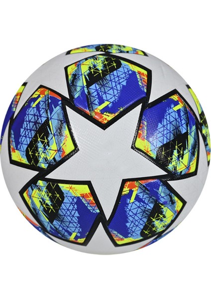 Futbol Topu Resmi Boyut 5 Aşınmaya Dayanıklı Dayanıklı Yumuşak Deri Dikişsiz Takım Maçı Grup Futbol Eğitimi Oyunu Oyna (Yurt Dışından)