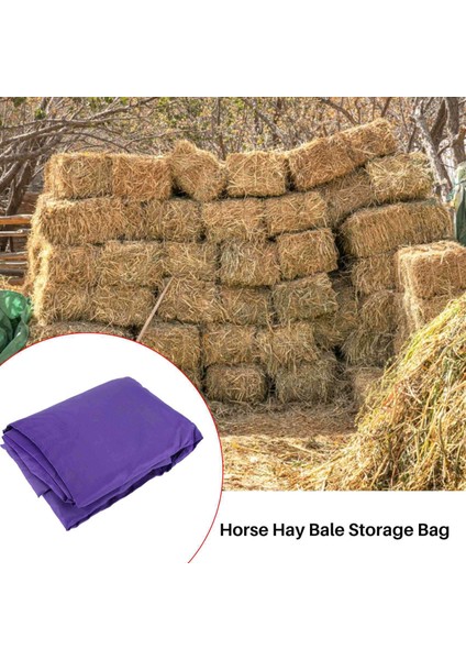 Saman Balyası Saklama Çantası, Ekstra Büyük Tote Saman Balyası Taşıma Çantası, Katlanabilir Taşınabilir At ve Hayvancılık Fermuarlı Saman Balyası Çantaları Su Geçirmez (Yurt Dışından) fiyatları
