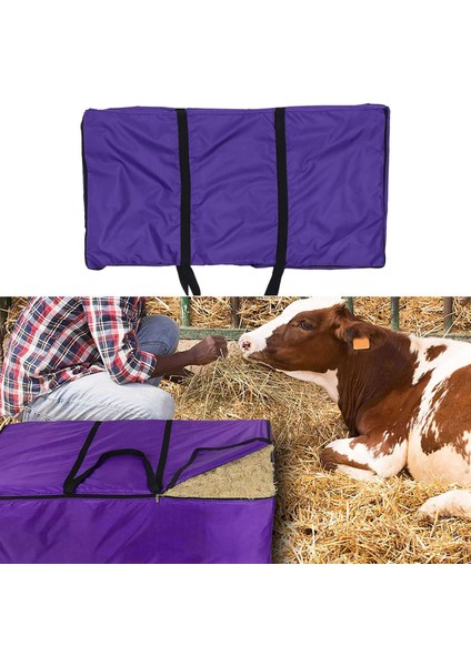 Saman Balyası Saklama Çantası, Ekstra Büyük Tote Saman Balyası Taşıma Çantası, Katlanabilir Taşınabilir At ve Hayvancılık Fermuarlı Saman Balyası Çantaları Su Geçirmez (Yurt Dışından) modelleri