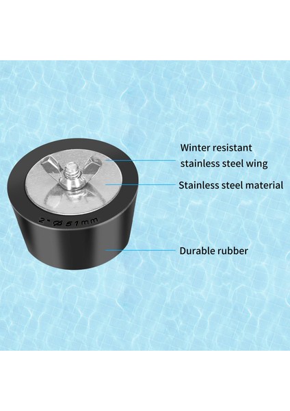 Havuz Kışlık Tapalar Yüzme Havuzu Kışlık Genişleme Tapaları Vida Cıvatalı ve Havuz Dönüş Hattı Tapalı Havuz Lastik Tapaları (Yurt Dışından) indirimleri