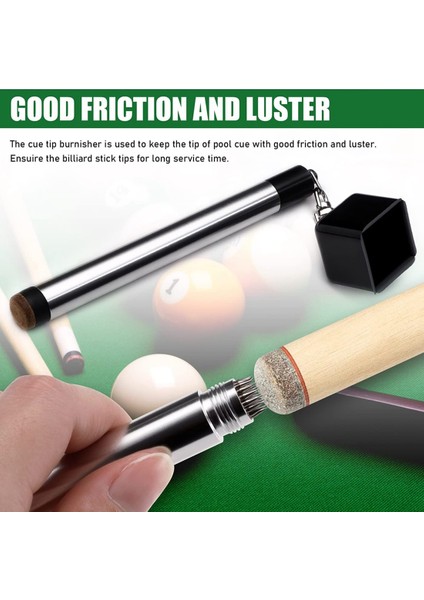 2'si 1 Arada Havuz Işaret Tebeşiri Tutucu, Taşınabilir Havuz Bilardo Işaret Tebeşiri Tutucu, Bilardo Işaret Ucu Delici, Kaymaz Bilardo Işaret Aleti (Yurt Dışından)