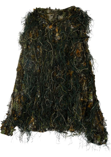 Ghillie Takım Elbise Avcılık Woodland 3D Biyonik Yaprak Kılık Üniforma Cs Kamuflaj Takım Elbise Seti Orman Tren Avcılık Kumaş (Yurt Dışından)