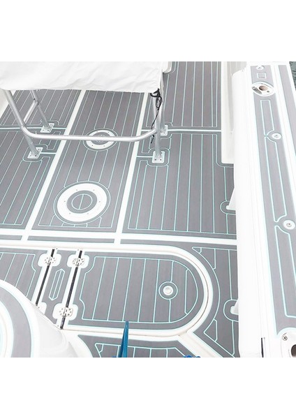 2400X450X6MM Eva Köpük Tekne Deniz Döşemesi Kaymaz Kendinden Yapışkanlı Deniz Tekne Güverte Matı Güverte Levhası Çizgili Yat Matı (Yurt Dışından) modelleri