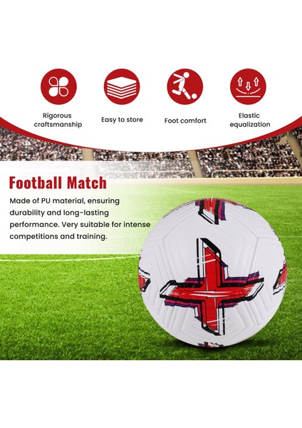 Futbol Topları Standart Boyut 5 Makine Dikişli Top Pu Spor Ligi Açık Hava Maç Futbol Antrenman Topu Futbol Voetbal (Yurt Dışından) indirimleri