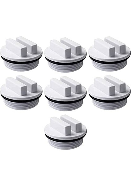 Adet 1,5 Inç Dişli Havuz Spa Dönüş Kışlama Filtresi Tahliye Tapası O-Ring ile Sezon Boyunca Havuzların Kışlanması Için (Yurt Dışından)