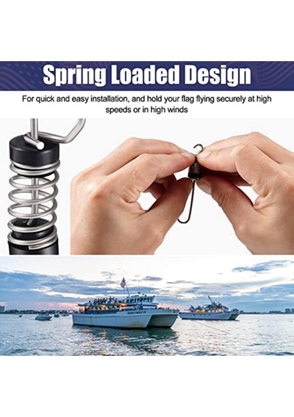 10 Adet Balıkçılık Bayrağı Klipsleri Paslanmaz Çelik Deniz Teknesi Bayrağı Klipsleri Halatlar, Halatlar, Antenler, Bayrak Direği Halatı (Yurt Dışından) modelleri