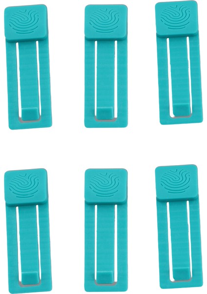 6 Adet Yüksek Kaliteli Sörf Tahtası Yüzgeç Braketi Yüzgeç Tabanı Pimi Yüzgeç Tutucu Sörf Tahtası Aksesuarları Yüzgeç Braketi Mavi (Yurt Dışından)