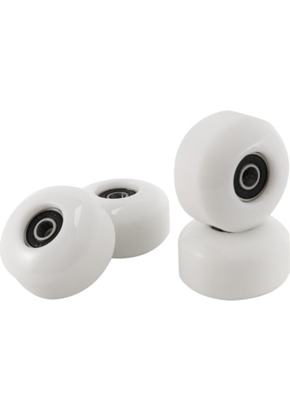 Rulmanlı Kaykay Tekerlekleri 52X30MM Sokak Pu Tekerlekler Kaykay Parçaları Cruiser Longboard Tekerlekler (4'lü Set) Beyaz (Yurt Dışından)