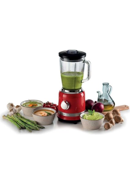 Moderna 1000W Kırmızı Blender