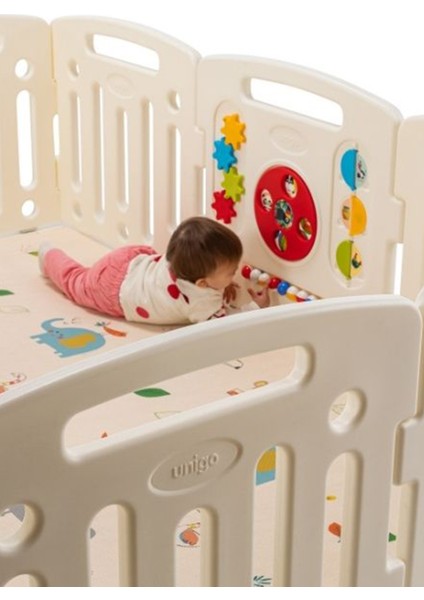 Gri Kapılı Bebek Oyun Çiti 230 x 140 cm modelleri