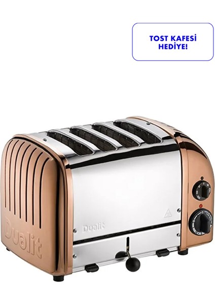 Classic Seri Bakır Rengi 4 Hazneli Ekmek Kızartma Makinesi