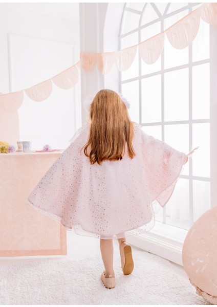 Magic Stars Pembe Kız Çocuk Pelerin