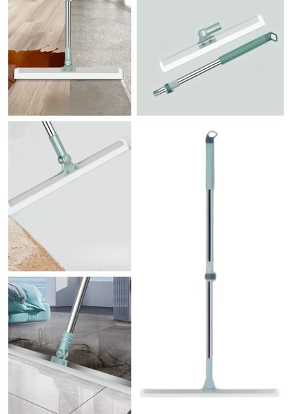 Teleskopik Oynar Başlıklı Zemin Ve Cam Temizleme Çekçek Aparatı