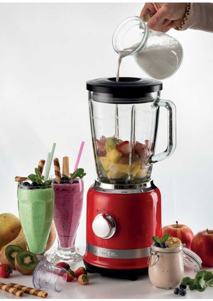 Moderna 407900 Kıyma ve Makarna Aparatı Hediyeli 1600 W Kırmızı Mutfak Şefi 5.5 Lt