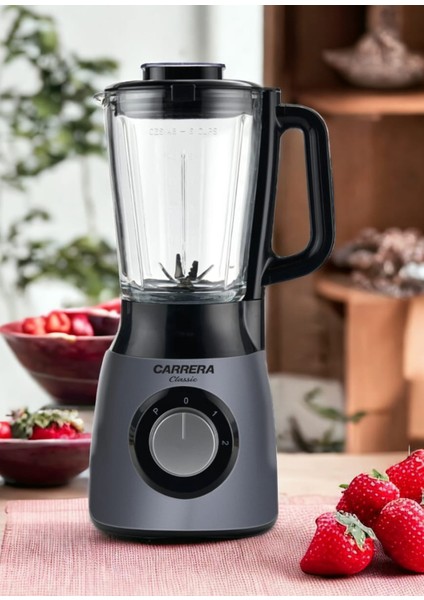 Cam Sürahi Gri Smoothie Blender 1.5 Lt