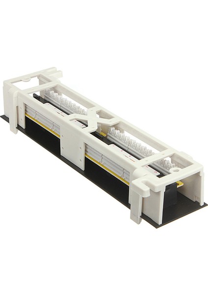 3x Ağ Araç Kiti 12 Port Cat6 Patch Panel RJ45 Ağ Duvar Montaj Rafı, Yüzey Duvar Montaj Braketi ile (Yurt Dışından)
