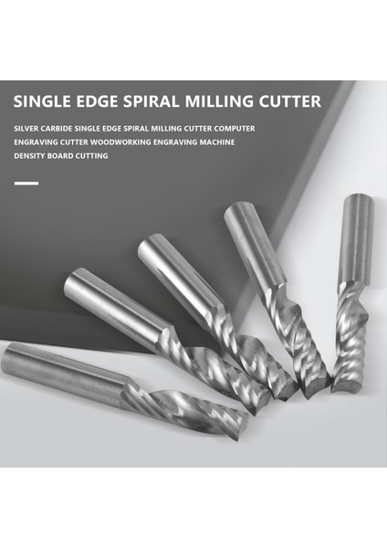 Adet Yukarı Aşağı Kesim 6 mm Spiral Katı Karbür Cnc Router Parmak Freze Sıkıştırma Ahşap Tungsten Parmak Freze Kesicisi Takım Bit (Yurt Dışından)