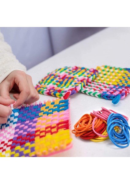 192 Parça Tezgah Potholder Dokuma Tezgahı Dokuma El Sanatları Dıy El Sanatları Malzemeleri Için Çoklu Renklerle (Yurt Dışından)