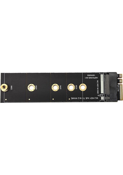 4x M.2 A+E Anahtar Yuvası - M.2 Nvme Adaptör Kartı Ngff - Key-M Genişletme Kartı Nvme Pcı Express SSD Bağlantı Noktası Genişletme Adaptörü (Yurt Dışından)