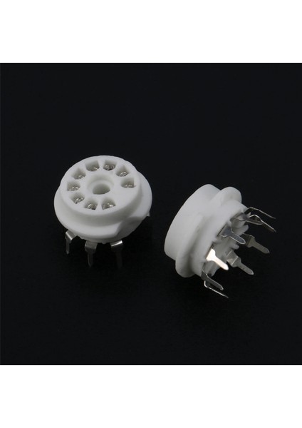 20 Adet Pcb 9pin Seramik B9A Vakumlu Tüp Soket Ses Hıfı Dıy Amper 12AX7 12AU7 12AT7 ECC81 ECC82 ECC83 Gümüş Kaplama (Yurt Dışından)