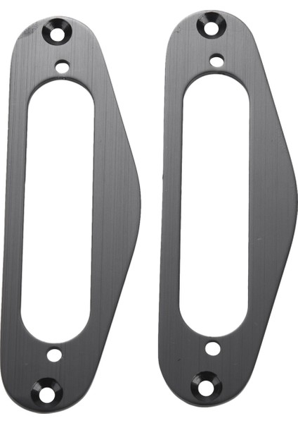 4 Adet Gitar Çerçeve Montaj Halkası Tek Bobin Metal Düz Humbucker Halkası Tl Tarzı Elektro Gitar Siyah (Yurt Dışından)