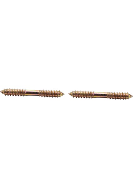 M8 x 70MM Çift Uçlu Ahşap - Ahşap Mobilya Sabitleme Dübel Vidası 5 Adet (Yurt Dışından)