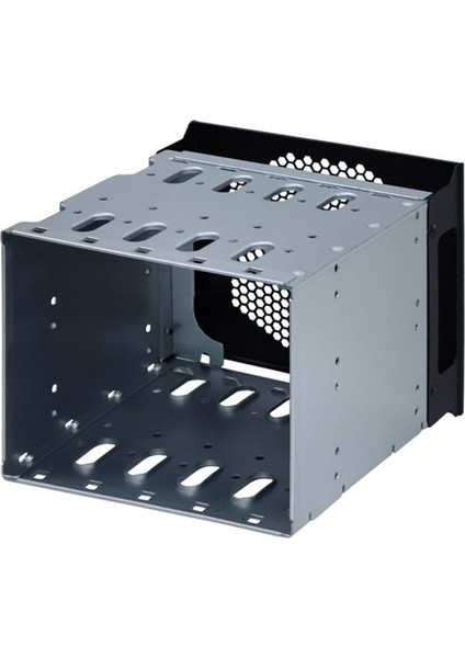 2x Büyük Kapasiteli HDD Sabit Sürücü Kafesi Rafı 5,25 Inç - 5x 3,5 Inç Sas Sata Sabit Sürücü Disk Tepsisi (Yurt Dışından)