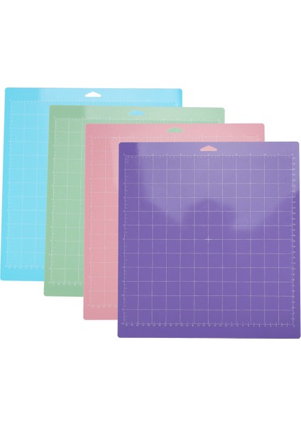 8 Adet Karışık Renkli Pvc Kesme Mat Izgara Kesme Pedleri Kesim Plotter Pedi Maker/cameo 4 Için Yedek Aksesuarlar (Yurt Dışından)
