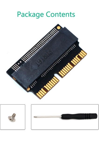 6x M.2 Ngff Ahcı Nvme SSD Dönüştürücü Adaptör 12 + 16PIN 2013-2017 M.2 Nvme SSD Dönüştürme Adaptörü (Yurt Dışından)