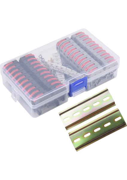 4x Dın Raylı Klemens Kiti, Evrensel Kompakt Konnektörler, Bağlantı Çubuğu, Işaretleme Şeridi, Vidalar, 28-12 Awg ile (Yurt Dışından) fiyatları
