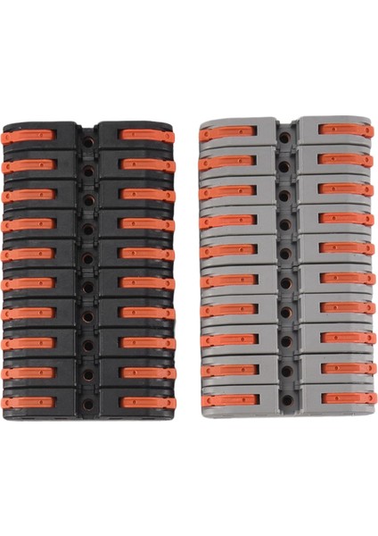 4x Dın Raylı Klemens Kiti, Evrensel Kompakt Konnektörler, Bağlantı Çubuğu, Işaretleme Şeridi, Vidalar, 28-12 Awg ile (Yurt Dışından) fırsatları