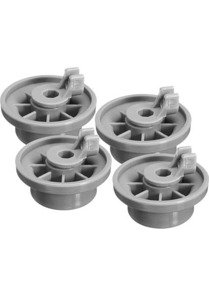 4 x Bulaşık Makinesi Alt Sepet Ray Tekerleği, Bosch Neff Gri 165314 ile Uyumlu (Yurt Dışından)