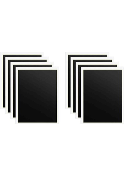 8 Adet Siyah Lazer Gravür Işaretleme Kağıdı, 39X27CM Metal, Cam, Seramik Için Lazer Renkli Gravür Kağıdı (Yurt Dışından)