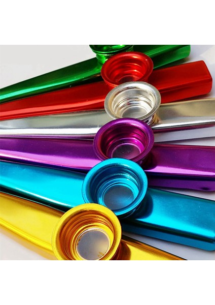 48 Adet Kazoo Flüt Diyaframlı 48 Paket Metal Kazoos 6 Renk, Ukulele, Keman, Gitar, Piyano Için Iyi (Yurt Dışından)