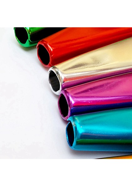 48 Adet Kazoo Flüt Diyaframlı 48 Paket Metal Kazoos 6 Renk, Ukulele, Keman, Gitar, Piyano Için Iyi (Yurt Dışından)