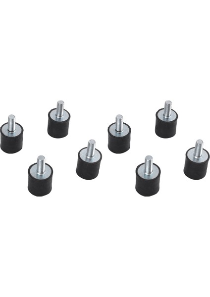 8 Adet M5 Erkek Dişi Titreşim Önleyici Kauçuk Montaj Izolatörleri 15MM x 15MM (Yurt Dışından)