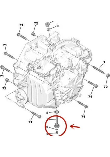 4x 3008 408 508 Rcz C4 C5 Ds5 Şanzıman Yağ Tahliye Vidası 221347 (Yurt Dışından) indirimleri