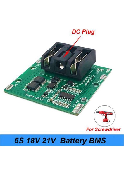 2 Adet 5s 18V 21V 20A Li-Ion Lityum Pil Bms 18650 Pil Tornavida Shura Şarj Koruma Levhası Fit Turmera (Yurt Dışından) modelleri