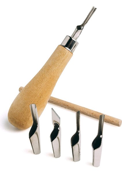 4x Blok Kesme Lastik Damga Oyma Aletleri 20 Bıçaklı Ahşap Saplı Baskıresim Oyma Aletler Set (Yurt Dışından) modelleri